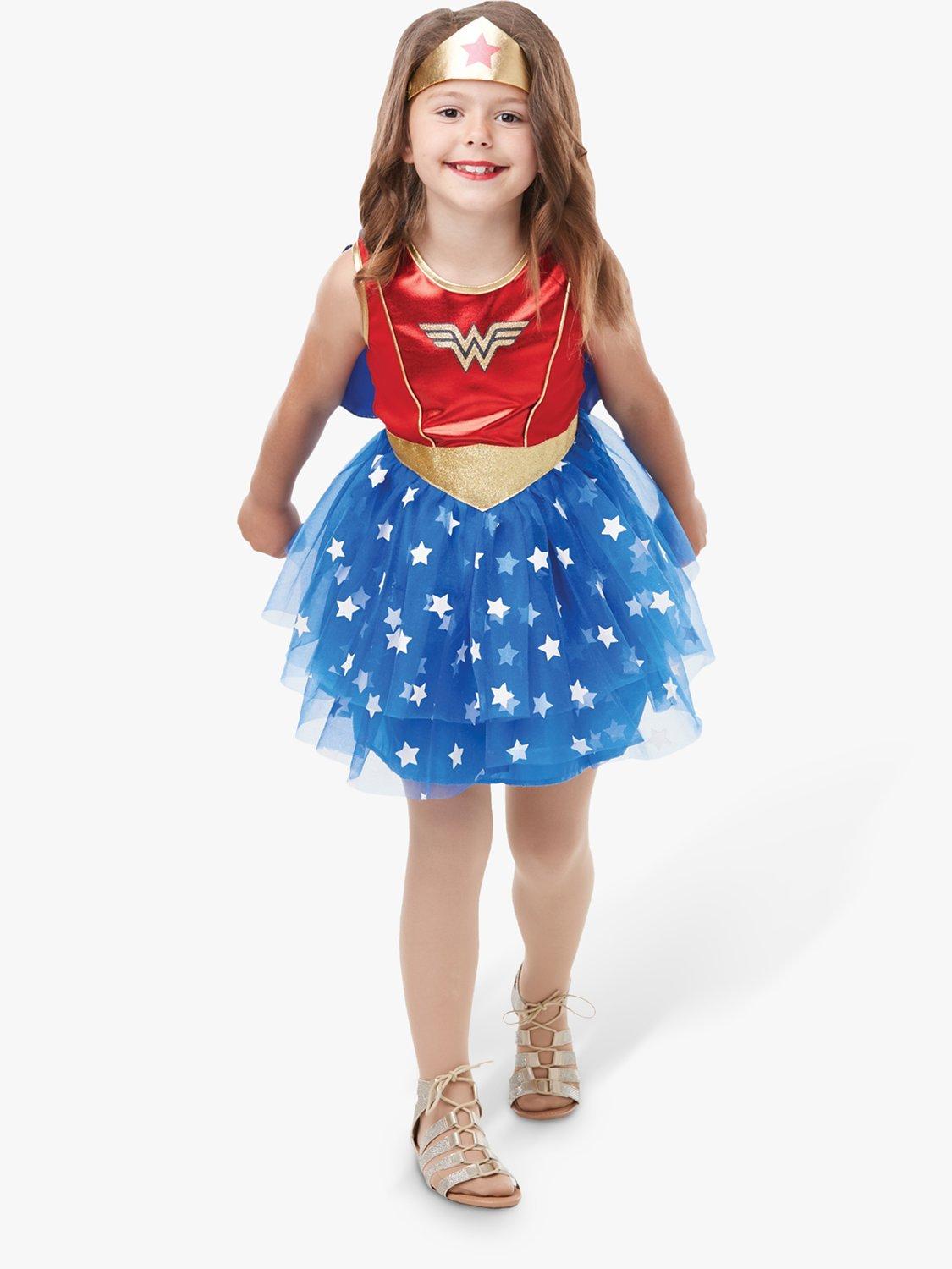 Rubies deluxe Wonder Woman costume for children, imported from the UK