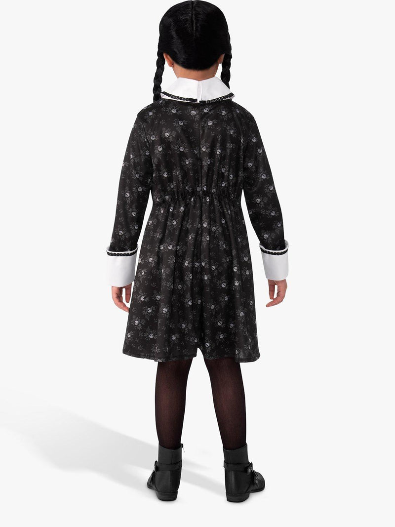 Rubies Wednesday Addams costume black ball dress (British brand)