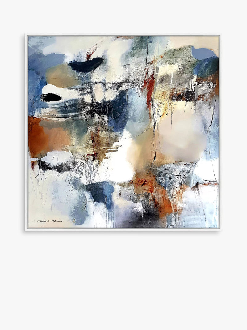 John Lewis Natasha Barnes abstract canvas print 104x104cm (British brand)