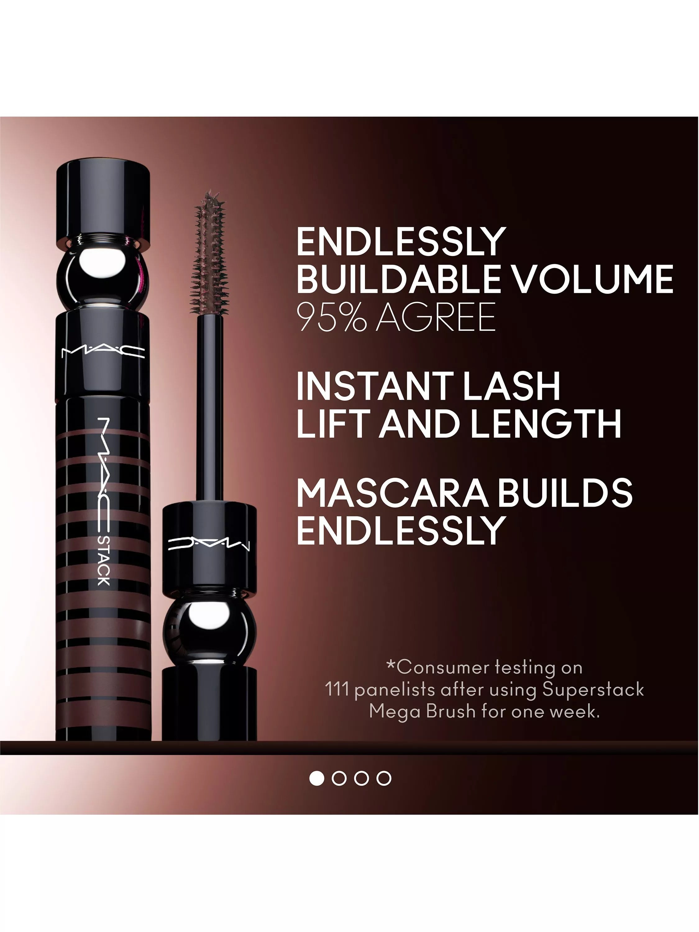 MAC MACStack Mascara, Chestnut Stack