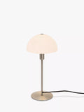 Nordlux Ellen table lamp Silver Grey large opal glass, UK version