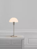 Nordlux Ellen table lamp Silver Grey large opal glass, UK version