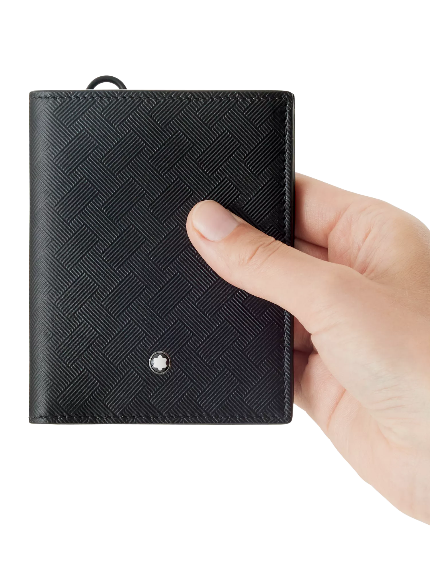 Montblanc Extreme 3.0 compact wallet in black, imported from the UK