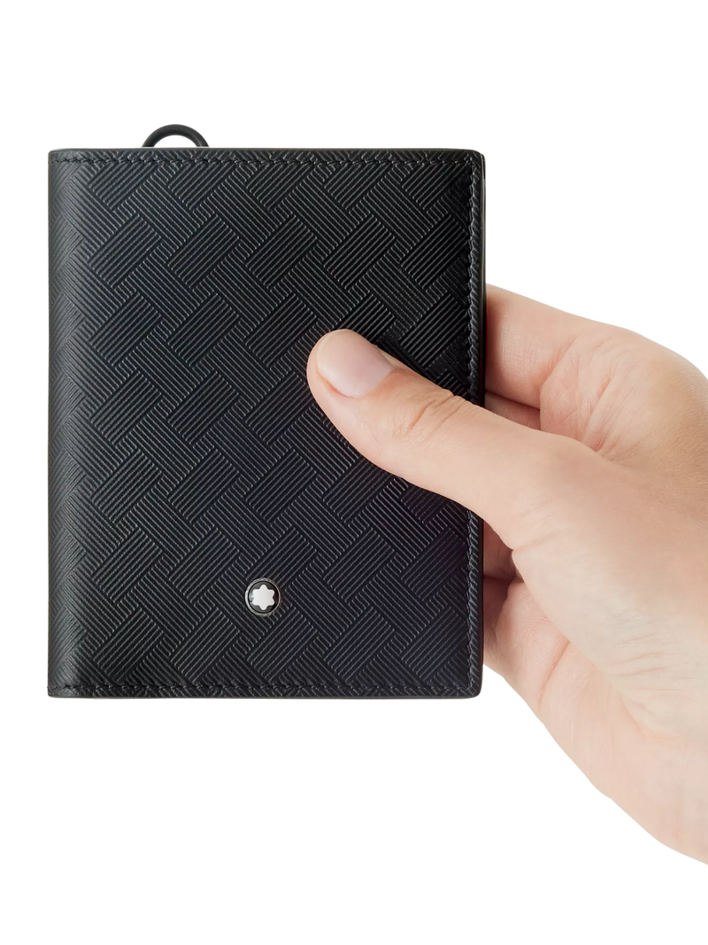 Montblanc Extreme 3.0 compact wallet in black, imported from the UK
