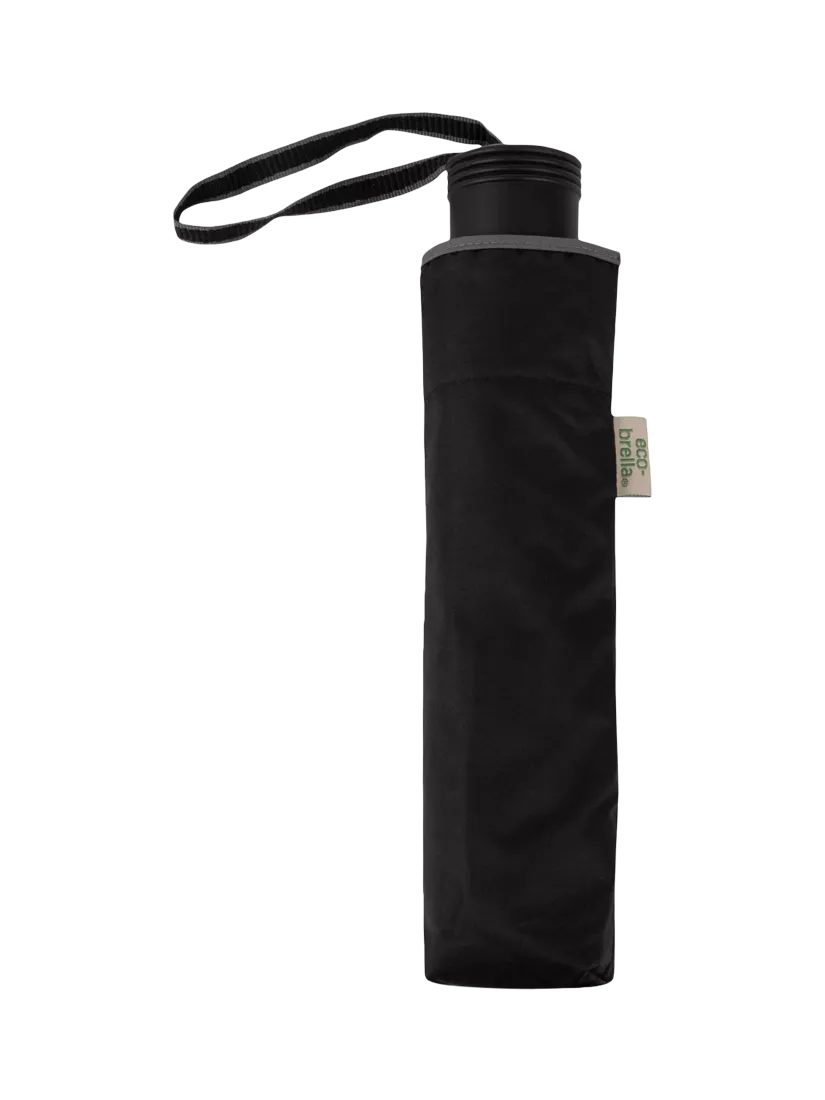 totes ECO-BRELLA Supermini umbrella black, imported from the UK
