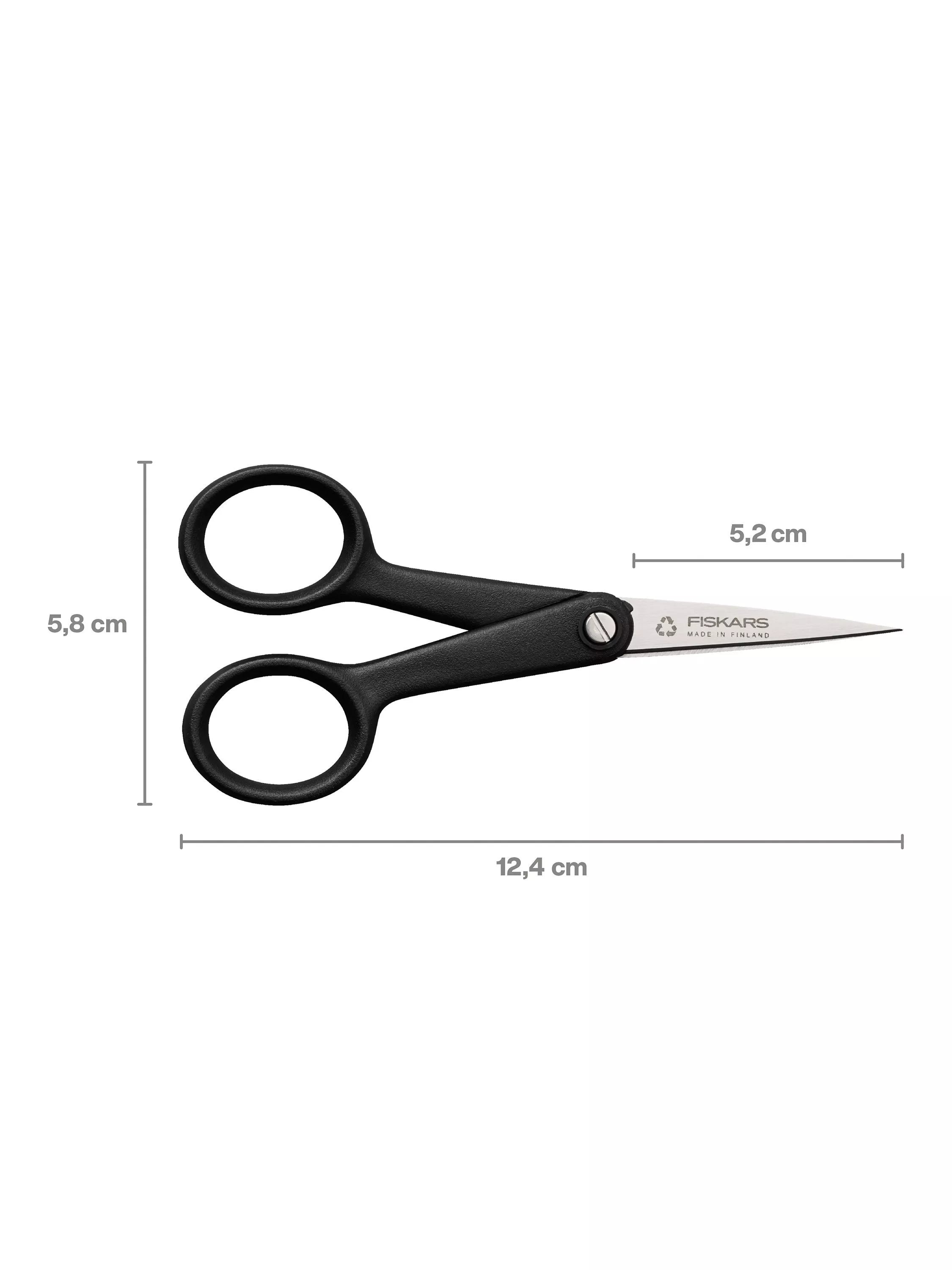 Fiskars ReNew needlework scissors 13cm recycled blades (British brand)