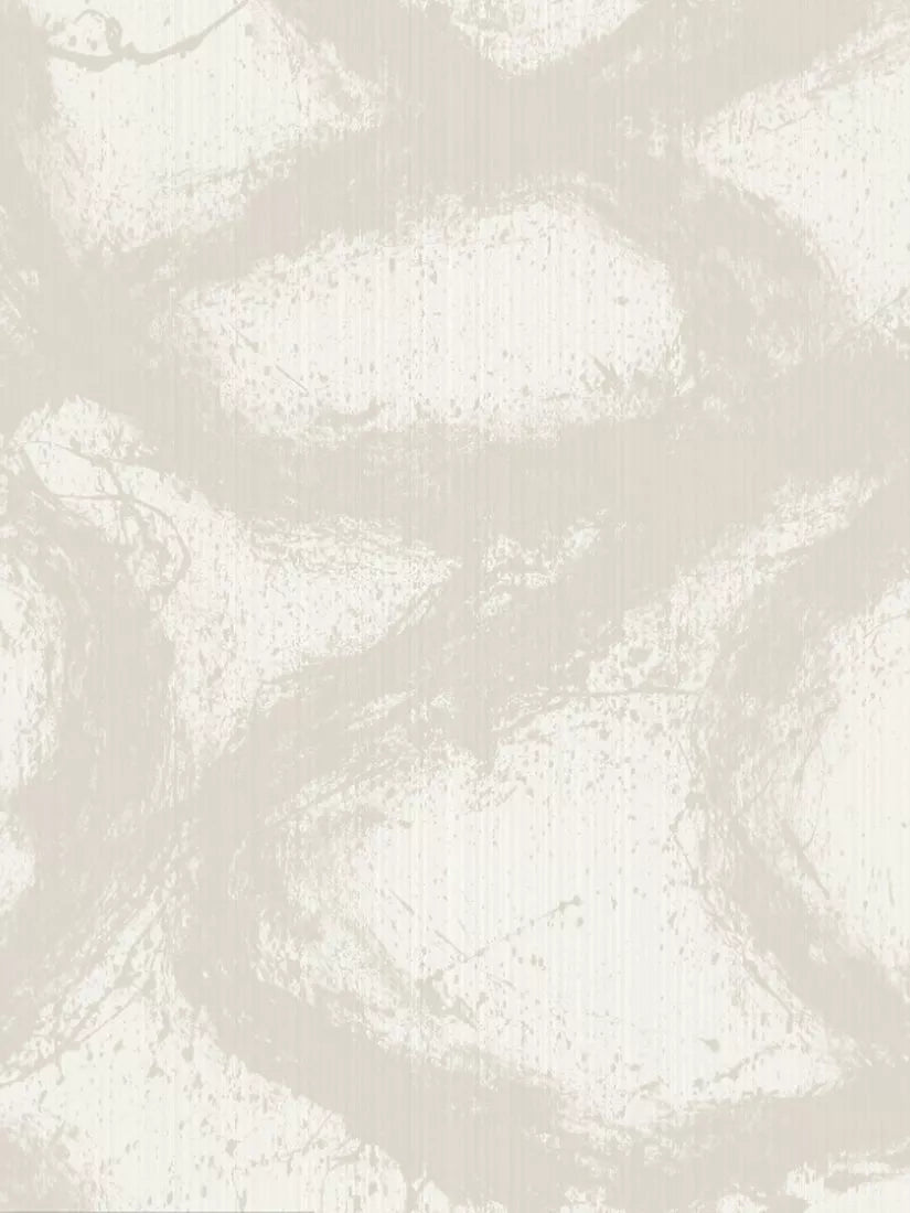 Enigmatic wallpaper mural with abstract markings, UK version
