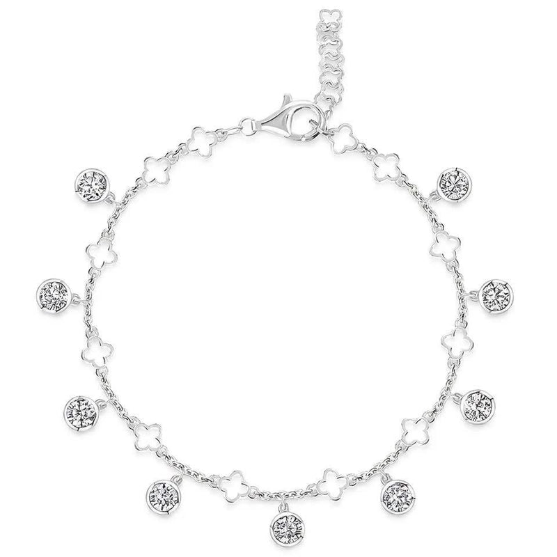 Jools by Jenny Brown clover charm bracelet - British product