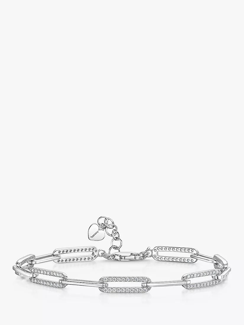 Jools by Jenny Brown Cubic Zirconia Large Link Chain Bracelet