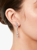 Jools by Jenny Brown cubic zirconia bubble drop earrings (British brand)
