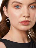 Jools by Jenny Brown Art Deco drop earrings in silver - British product