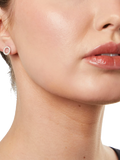 Jools by Jenny Brown cubic zirconia circle stud earrings, imported from the UK