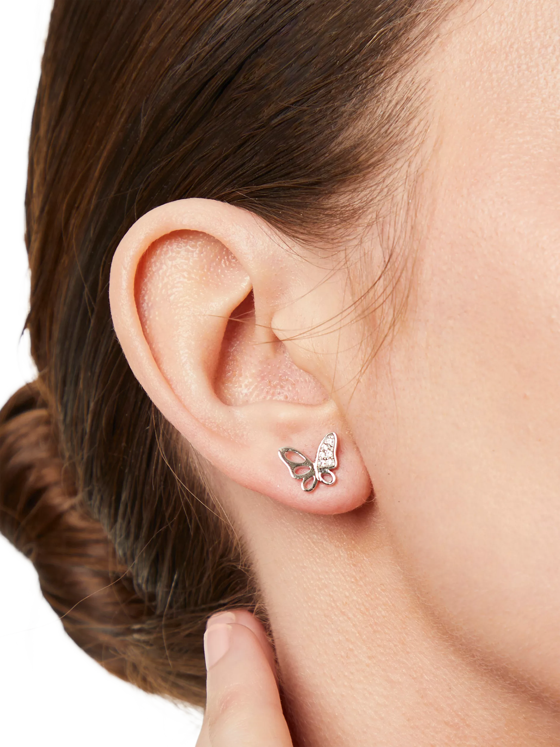 Jools by Jenny Brown cutout butterfly stud earrings, UK version