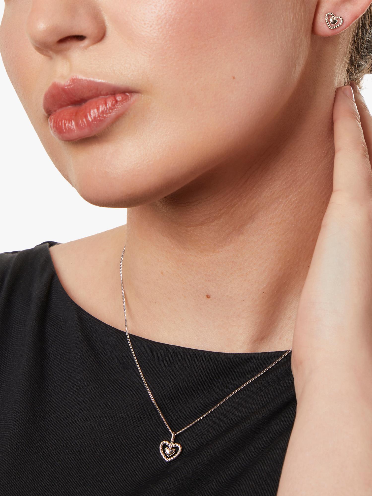 Jools by Jenny Brown heart stud earrings, imported from the UK