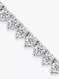 Jools by Jenny Brown 3mm cubic zirconia tennis necklace silver, imported from the UK