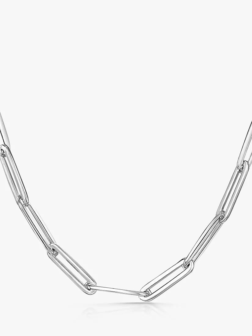Jools by Jenny Brown plain link necklace 41cm, imported from the UK
