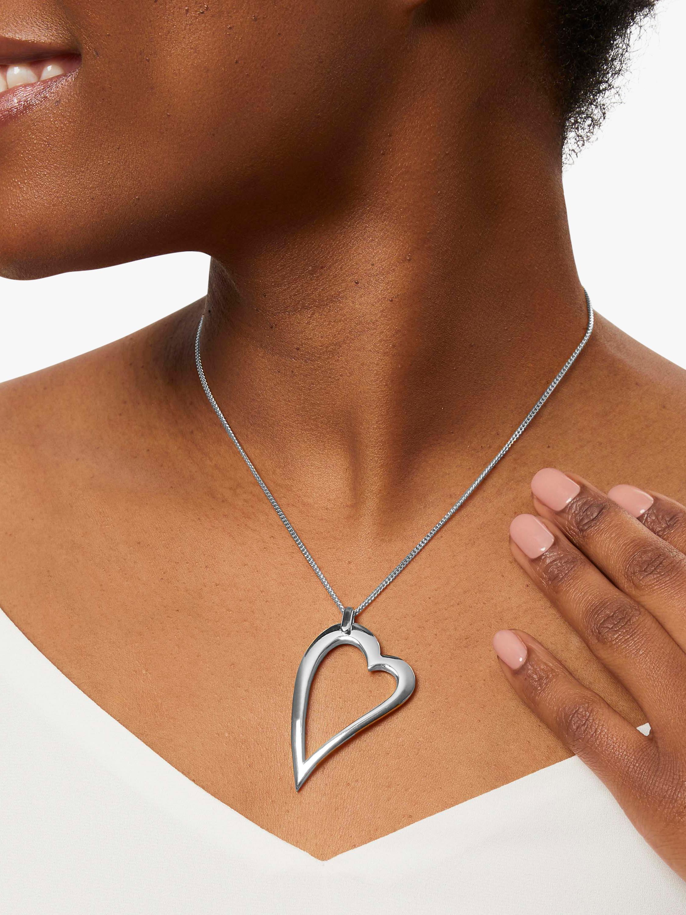 Jools by Jenny Brown big Dali heart pendant - British product
