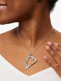 Jools by Jenny Brown big Dali heart pendant - British product