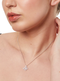 Jools by Jenny Brown butterfly pendant necklace silver, UK version