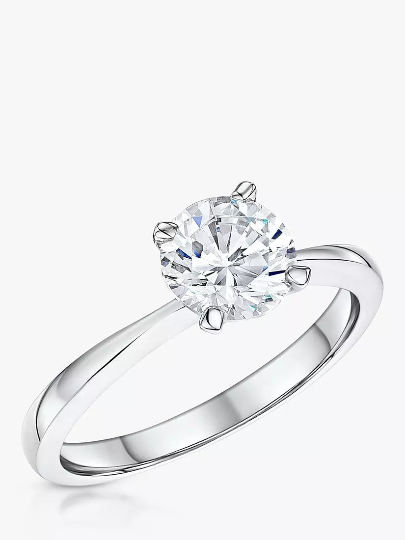 Jools by Jenny Brown Round Cut Cubic Zirconia Ring, Silver
