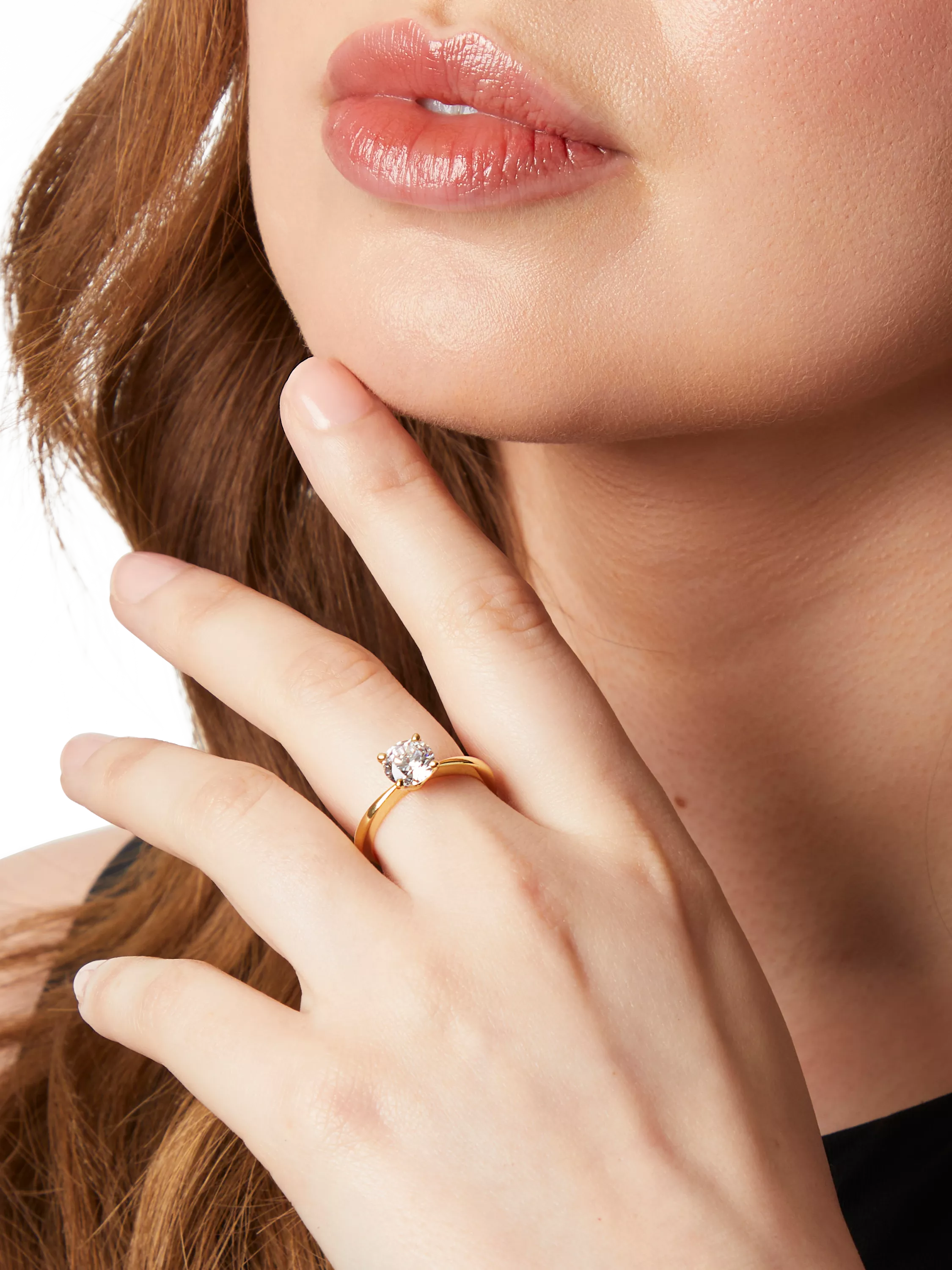 Jools by Jenny Brown round cut cubic zirconia ring - British product