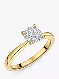 Jools by Jenny Brown Round Cut Cubic Zirconia Ring, Gold, O