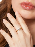 Jools by Jenny Brown solitaire cubic zirconia ring 5mm - British product