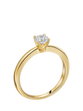 Jools by Jenny Brown solitaire cubic zirconia ring 5mm - British product