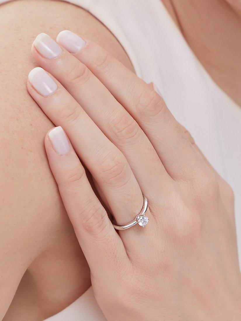 Jools by Jenny Brown Ring Zirkonia 6,25 mm, importiert aus dem Vereinigten Königreich
