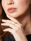 Jools solitaire ring with cubic zirconia 6.25mm, UK version