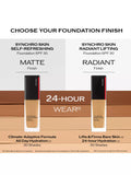 Shiseido Synchro Skin Radiant Lifting Foundation 30ml (British brand)