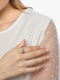 Jools by Jenny Brown wrap band ring silver, UK version