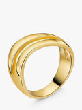 Jools by Jenny Brown double row wave ring, imported from the UK