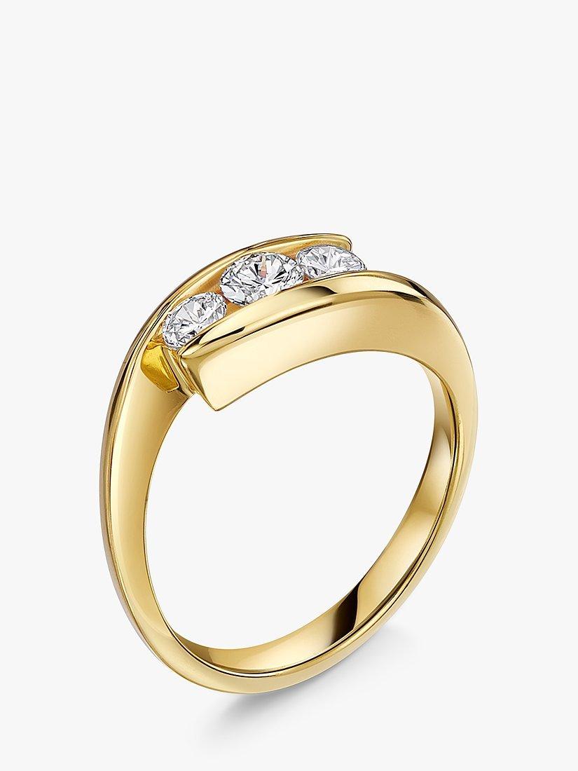 Jools by Jenny Brown cubic zirconia band ring, imported from the UK