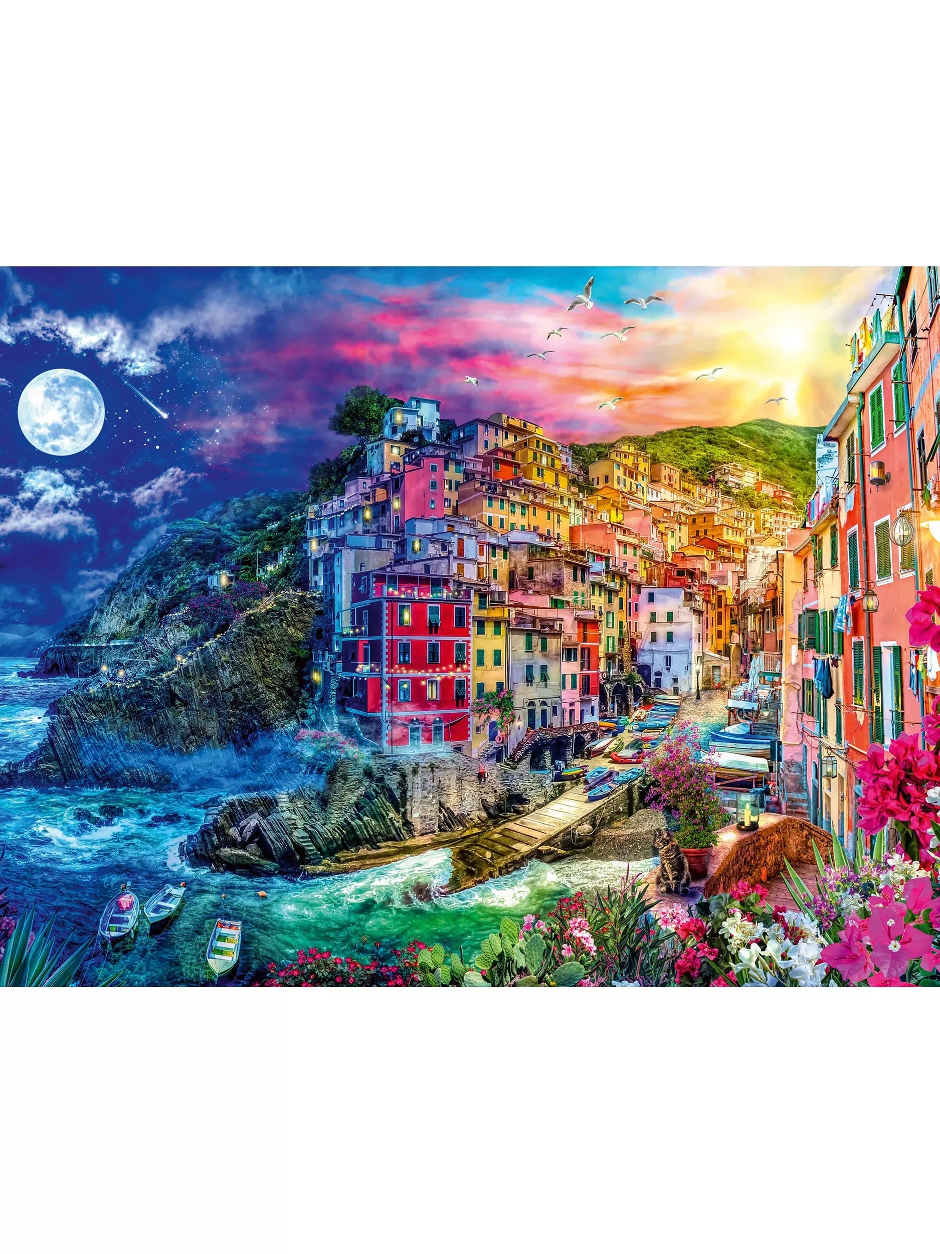 Ravensburger 2000 piece jigsaw puzzle Cinque Terre - British product