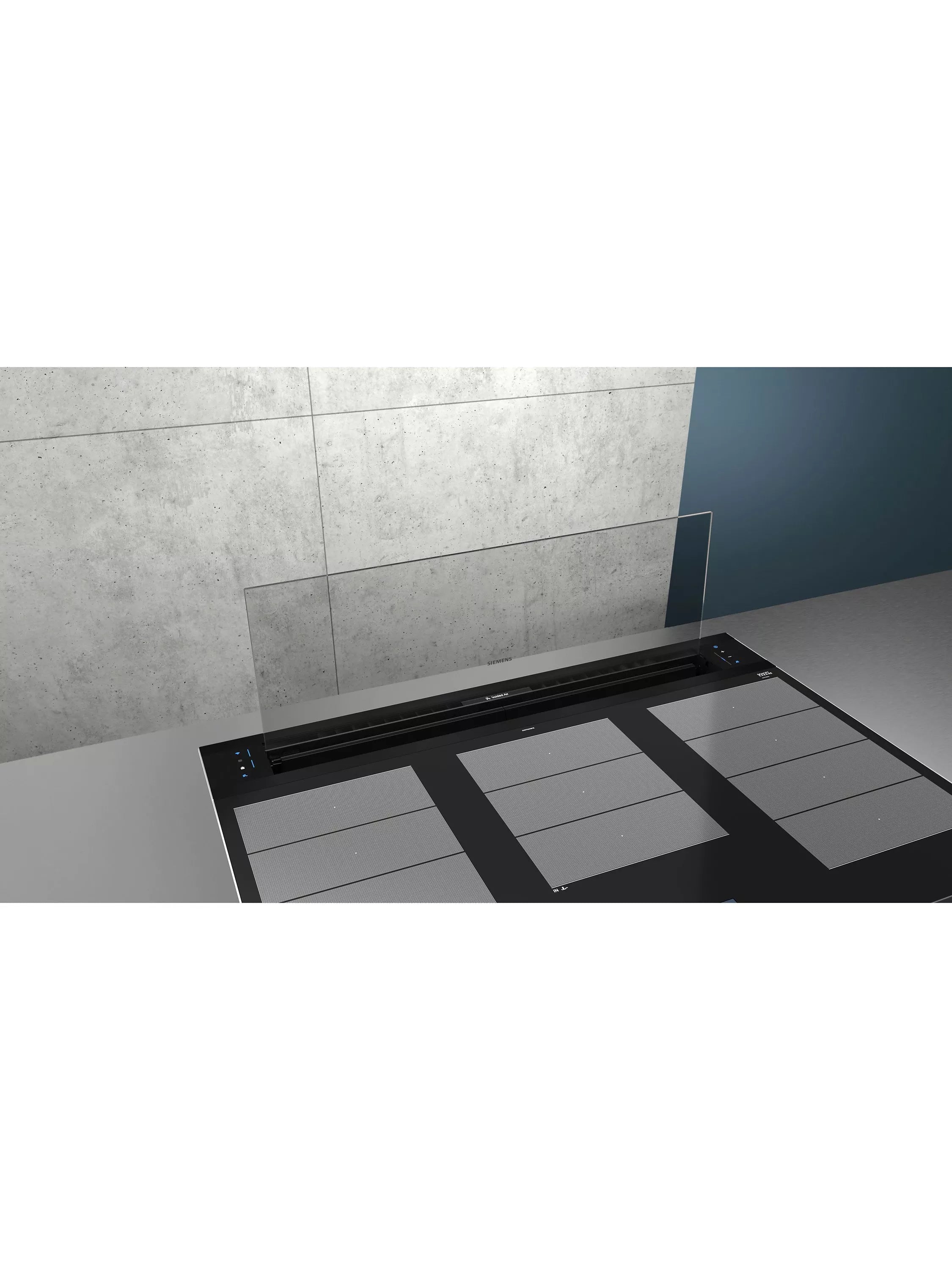 Siemens iQ700 cooker hood clear glass 91.2cm, UK version