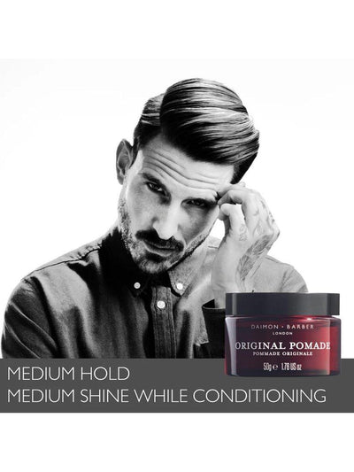 John Lewis Daimon Barber Pommade Coiffante Originale 50g - Achetez en ligne chez McGrocer