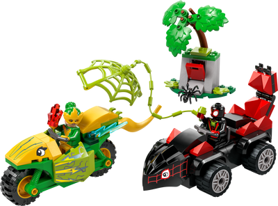 LEGO Spin and Electro Dinosaur Vehicle Chase Building Set 124 Pieces Ages 4+