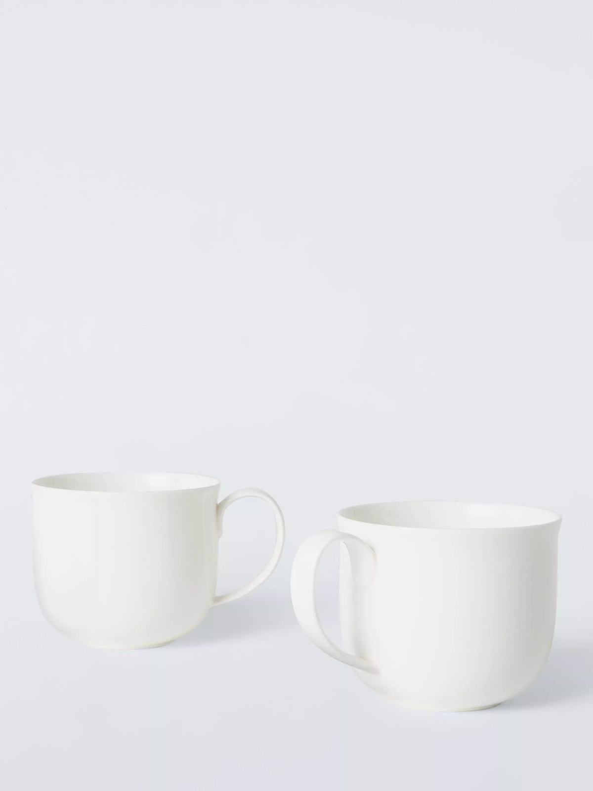 John Lewis Queensberry Hunt white bone china coffee mug set 380ml, UK version