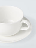Queensberry Hunt bone china cup and saucer set white 280ml, UK version