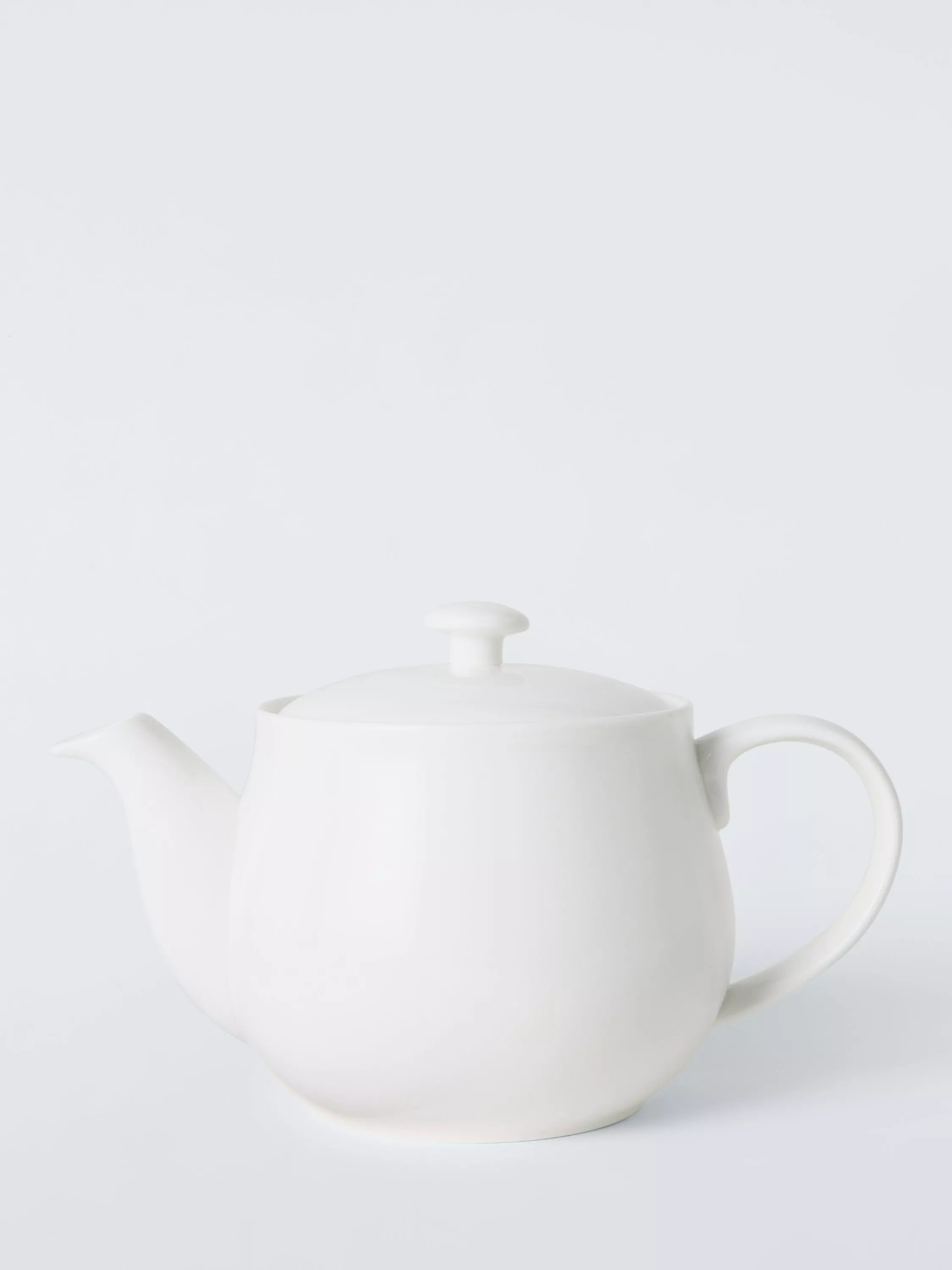 John Lewis Queensberry Hunt white bone china teapot 1.1L, UK version