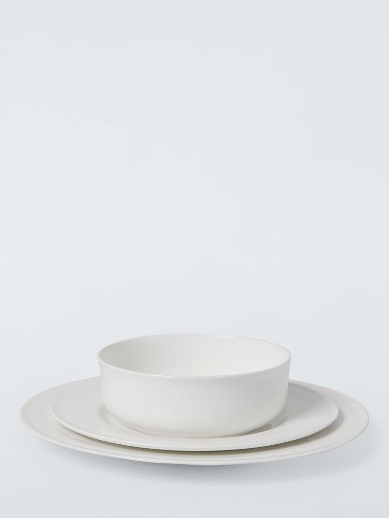 John Lewis bone china dinnerware set 12-piece, imported from the UK