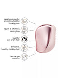 Tangle Teezer compact hairbrush Pink Matte Chrome (British brand)