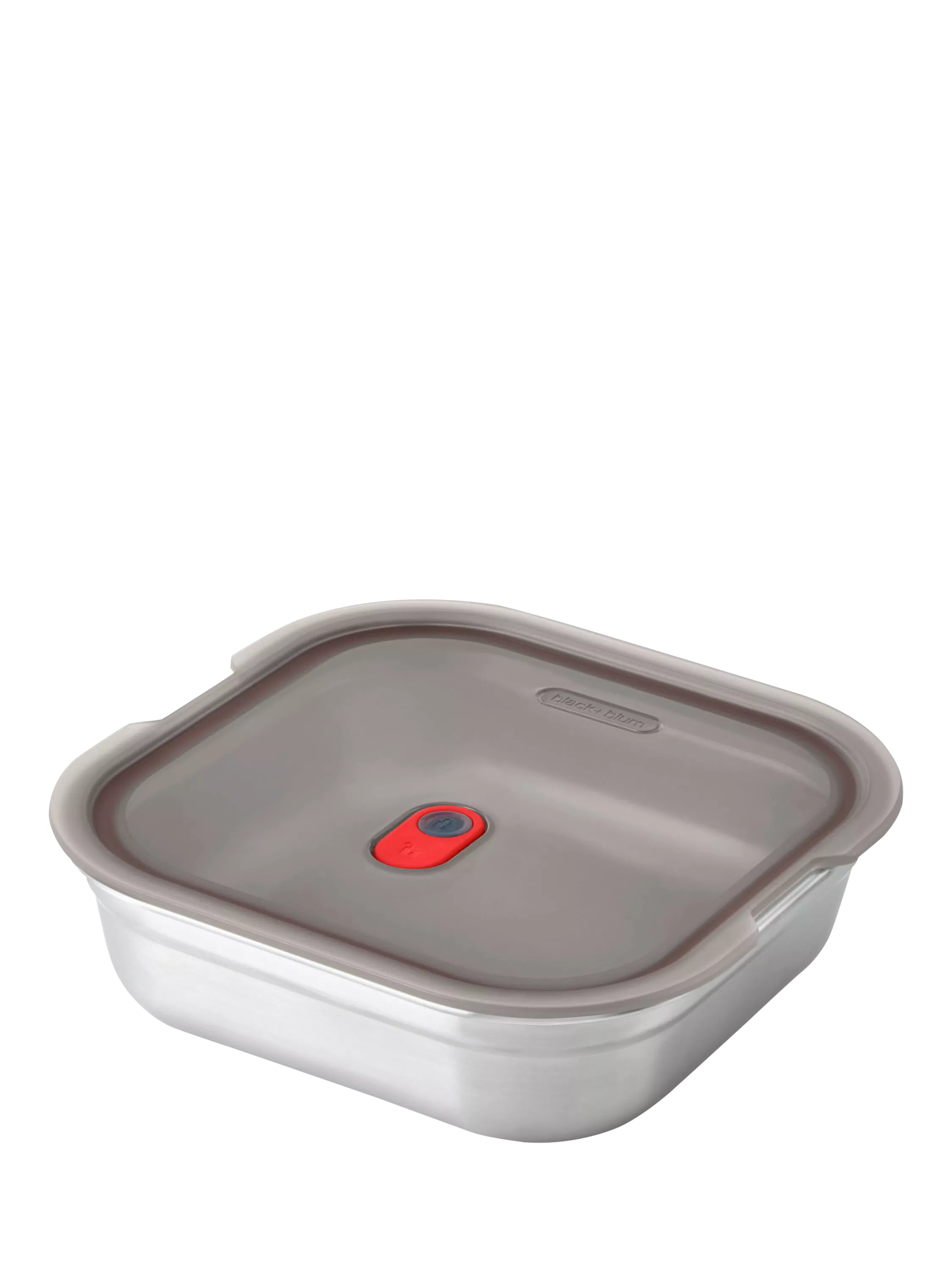 black+blum stainless steel square lunch box 1.4L - British product