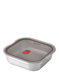 black+blum stainless steel square lunch box 1.4L - British product