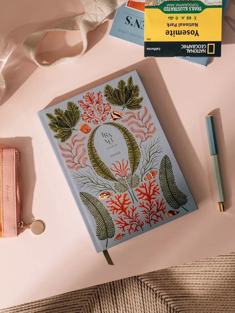 Papier Coral Reef Travel Journal Multi, imported from the UK