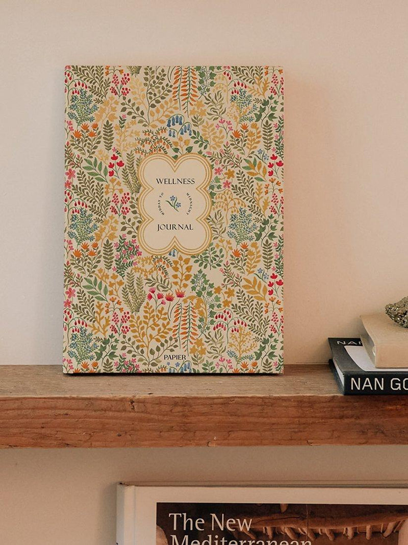 Papier Fairy Flies wellness journal with undated pages, imported from the UK