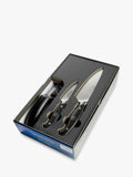 Robert Welch 3-piece knife set 9cm 15cm with sharpener (British brand)