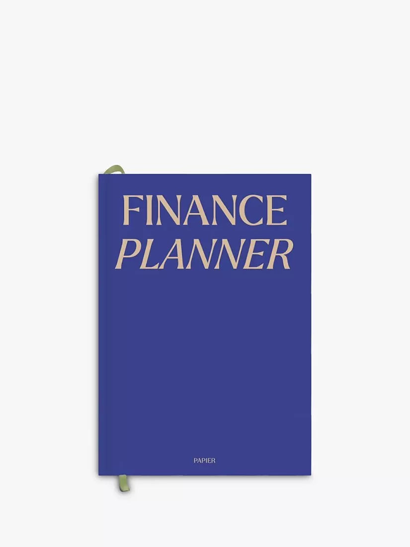 Papier Multi finance planner with undated pages, imported from the UK