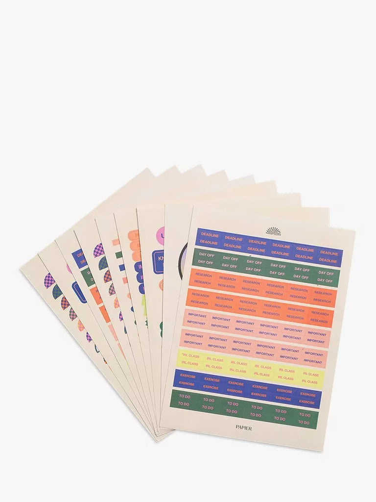 Papier Academic Stickers, Multi